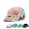Women Cotton Beret Cap Adjustable Embroidery Fashion Sun Visor Cowboy Cabbie Cap