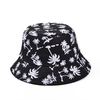 Women Cotton Blend Printing Bucket Hat Outdoor Sport Fisherman Cap