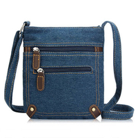 Women Cowboy Zipper Casual Shoulder Bags Zipper Crossbody Bags
