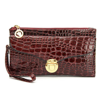 Women Crocodile Grain Bags Ladies Elegant Casual Shoulder Bags Leisure Shopping Crossbody Bags
