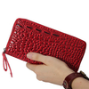 Women Crocodile Grain Design Elegant Long Wallet Casaul Cash Coins Purse
