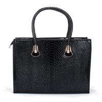 Women Crocodile Pattern Commuter Handbag