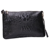 Women Crocodile Pattern Tassel Leather Clutches Bag