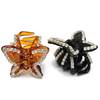 Women Crystal Hair Clip Butterfly Hairpin Rhinestone Plastic Headwear Claw Clamp