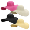 Women Derby Cap Wide Large Brim Floppy Fold Summer Beach Sun Straw Beach Hat