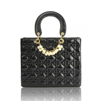 Women Elegant Beads Diamond Lattice Hangbag Ladies Casual Bridal Shoulder Bags