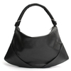 Women Elegant Black PU Leather Dumpling Bag Handbag Shoulder Bags
