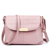 Women Elegant Candy Color Alligator Pattern Shoulder Bags Crossbody Bags