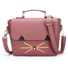 Women Elegant Cartoon Cat Crossbody Bag Vintage Shoulder Bag