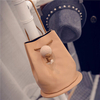 Women Elegant Casual Bucket String Design Crossbody Bag Vintage Leisure Shoulder Bags