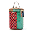 Women Elegant Colorful Patchwork Bucket Bag Crossbody Bags