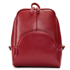 Women Elegant Cowhide fabric Pure Color Satchel School Bags Preppy Stylie Backpack