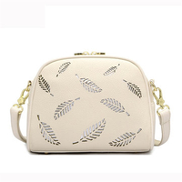Women Elegant Feather Cute Hollow Out Shoulder Bags Crossbody Bags