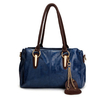 Women Elegant Hobo PU Leather Stone Pattern Zipper Handbag Shoulder Bag