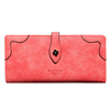 Women Elegant Long Nubuck PU Leather Wallet Card Holders Purse Tote