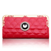 Women Elegant Plaid Casual Long Wallet Candy Color Leisure Cash Cards Purse