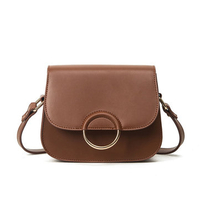 Women Elegant PU Leather Shoulder Bag Crossbody Bag Street Shooting Bag