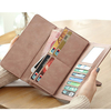 Women Elegant PU Leather Wallet Casual Purse Party Clutches Bag Card Holders