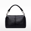 Women Elegant Pure Color PU Leather Handbag Shoulder Bags Crossbody Bags