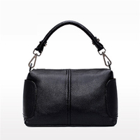 Women Elegant Pure Color PU Leather Handbag Shoulder Bags Crossbody Bags