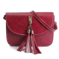 Women Elegant Shoulder Bag Tassel Casual Vintage Crossbody Bag