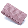 Women Elegant Weave Long Wallet Folding Card Holder Purse