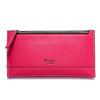 Women Elegant Zipper Pure Color Long Wallet Card Holders Purses