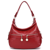 Women Elegant Zipper Shoulder Bags Multi-pocket Handbag Crossbody Bags