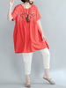 Women Embroidered Loose Blouses