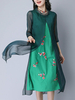 Women Embroidered Vintage Dresses