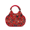 Women Ethnic Canvas Rope Tote Bags Casual Floral Printing Shoulder Bags