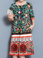 Women Ethnic Printed Dresses