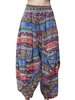 Women Ethnic Printed Elastic Waist Ankle-Length Wide Leg Pants