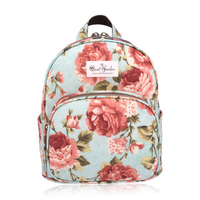 Women Fashion Floral Frosted Material Backpack Cartoon Casual School Bag
