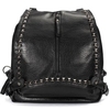Women Fashion Leather Trendy Rivet Backpack