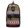 Women Fashion Skull Unisex Canvas Rucksack Backpack