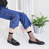 Women Fishnet Socks Breathable Ruffle Mesh Socks Punk Sexy Lace Ankle Sock