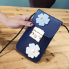 Women Floral Cute Crssbody Bag Rivet Flowers Phone Bag