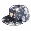 Women Floral Flower Snapback Hip-Hop Hat Flat Galaxy Adjustable Baseball Cap