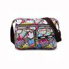 Women Floral Print Sweet Casual Crossbody Bag Oxford Leisure Shopping Shoulder Bag