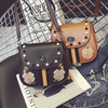 Women Flower Pattern Pearl Decoration Shoulder Bag Crossbody Bags