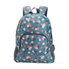 Women Fold over Nylon Backpack Floral Travel School Shoulder Bags