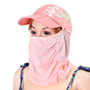 Women Foldable Breathable Face Mask Quick-dry Baseball Hat Outdoor Climbing Portable Visor Hats