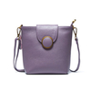 Women Genuine Leather Bucket Bag Casual Vintage Phone Bag Mini Crossbody Bag