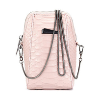 Women Genuine Leather Phone Bag Cow Leather Crossbody Bag
