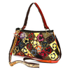 Women Genuine Leather Vintage Colorful Handbags Casual Retro Zipper Crossbody Bags