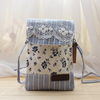 Women Girl Shivering Cotton Elegant Shoulder Bag 6inch Phone Bag For iPhone Samsung Xiaomi Sony