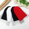 Women Girls Retro Dress Hat Mesh Net Veil Knitting Beanie Hats
