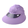 Women Girls Sun Visor Wide Brim Foldable Sun UV Protect Gardening Hat Beach Cap