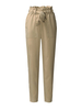 Women High Waist Bow Tie Drawstring Elastic Waist Pockets Casual Trousers